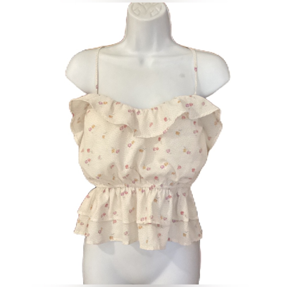 2/$15 Line and dot dressy tank S